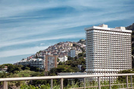 RIO DE JANEIRO - May 10, 2012: A Brazilian favelas near the Sheraton Hotel.のeditorial素材