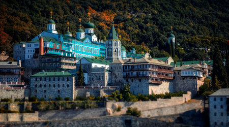 Monastery of Agios Panteleimonos on Athos