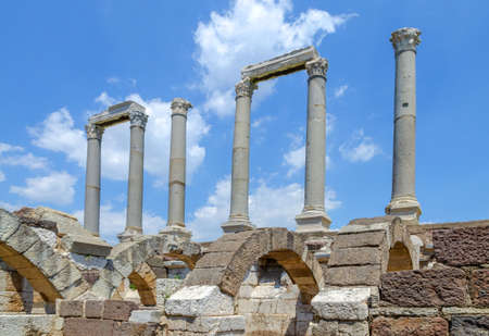 Agora of The ancient city of Smyrna in Izmirのeditorial素材
