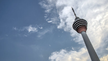 KUALA LUMPUR - MAY 10: Kuala Lumpur Tower (Menara) on May 18, 2013 in Kuala Lumpur, Malaysia. The...