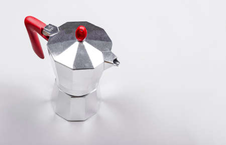 Italian geyser type coffe makerの写真素材
