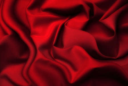 Wool fabric. The color is red. Texture, background, pattern.の写真素材