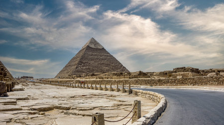 Great Pyramids of Giza, UNESCO World Heritage site, Egypt