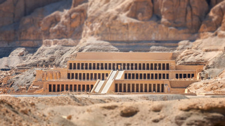 Deir al-Bahari Complex and the temple of Hatshepsut, Luxor, Egypt