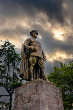 Trabzon, Turkey - October 11, 2018 - Statue of Mustafa Kemal Ataturk (AtatÃ¼rk) in Trabzonのeditorial素材