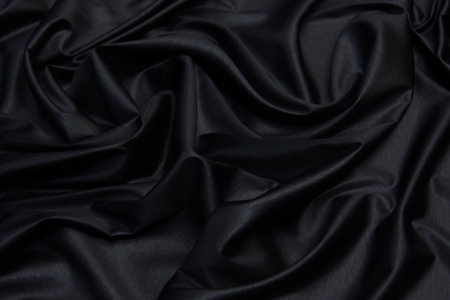 Fabric texture, Close up texture of black fabric or jersey pattern use for web design and wallpaper backgroundの写真素材