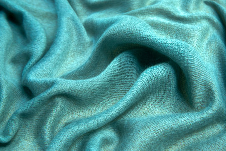 Tidewater green color background. Material in trend color 2021.