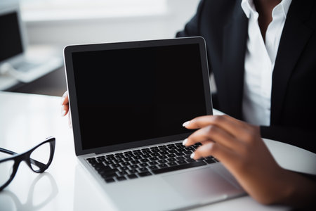 Black Friday concept image. Online or offline shoppingの素材