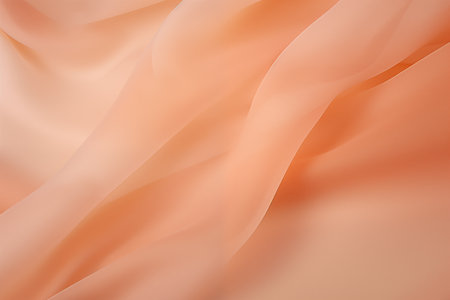 abstract background with smooth elegant orange silk or satin luxury clothの素材