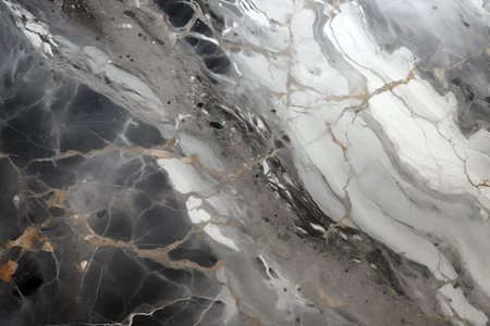 A gray marble textured background. Interior conceptの素材