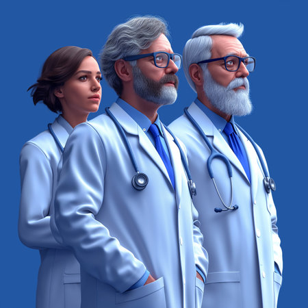 National doctors day conceptual isometric illustration imageの素材