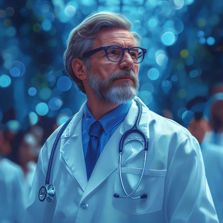 National doctors day conceptual isometric illustration imageの素材