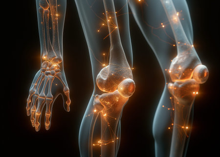 X-ray of human foot bones, medical concept, 3D illustrationの素材