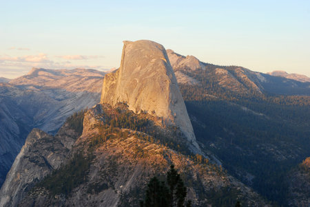 Sunset at Glacier Point in Yosemite National Park, California, USA