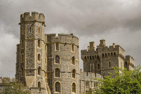 Image of the beautiful Windsor castle in England のeditorial素材