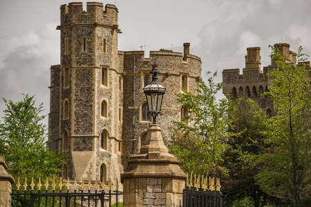 Image of the beautiful Windsor castle in England のeditorial素材