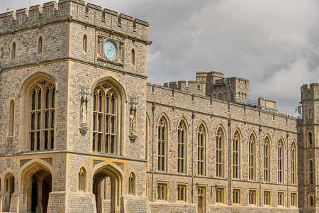 Image of the beautiful Windsor castle in England のeditorial素材