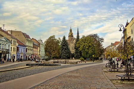 The second biggest city in Slovakia, Kosice.のeditorial素材