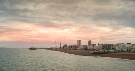 Seaside city Brighton in the south of England.の写真素材