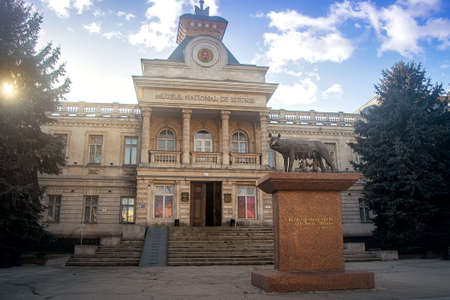 CHISINAU, MOLDOVA - JANUARY 23, 2020 : National museum of history in Chisinau, Moldovaのeditorial素材
