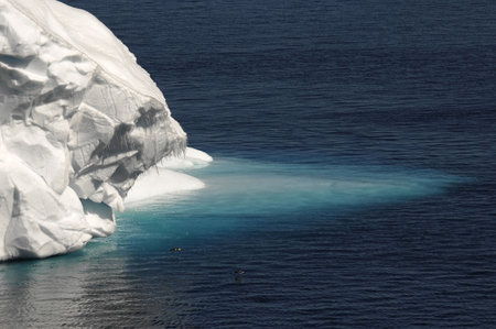 Antarctic ice tongue