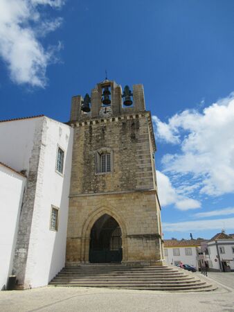 Old fort in the old city of Faro, Portugalの写真素材