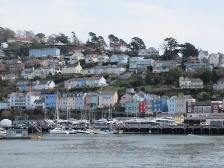 View across the river Dart in Darmouth, Devonの写真素材