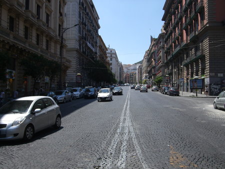 Busy street in Rome, Italyのeditorial素材