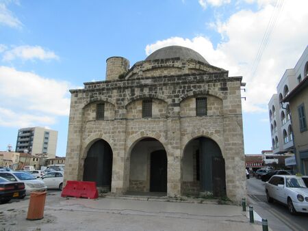 Old abandoned mosque in Larnaca, Cyprusの写真素材