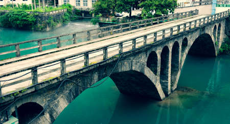 Scenery in recoil tonesの写真素材