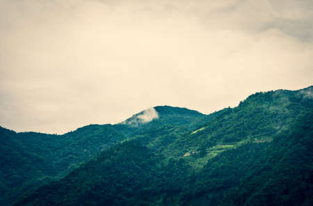 The mountains are connected, the clouds are undulating, and the mountains of Shennongjia are wonderful.の写真素材