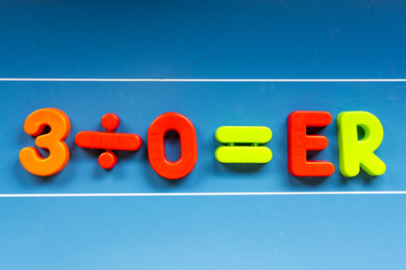 Correct mathematical calculations on a chalkboardの写真素材