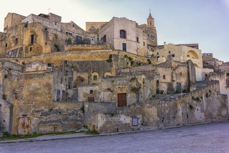 Matera, the Sassi, ancient townの写真素材