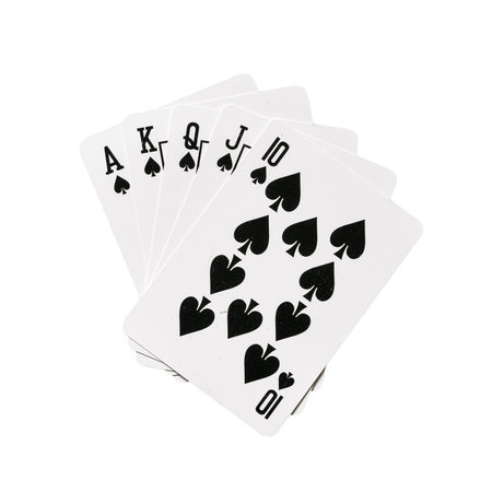 royal flush in spades