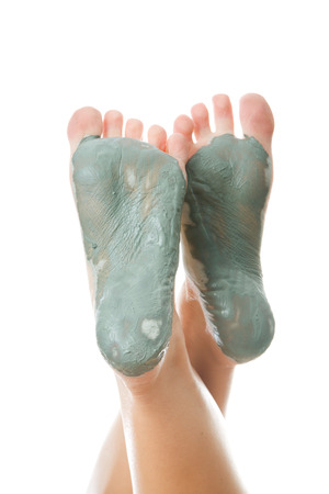 Foot Care  Mud treatment mask for legの写真素材