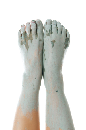 Foot Care  Mud treatment mask for legの写真素材