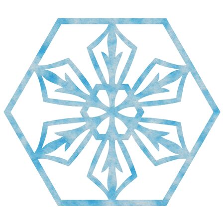 Decorative pattern with snowflakeのeditorial素材