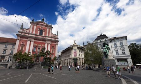 Ljubljana,capital of Sloveniaのeditorial素材