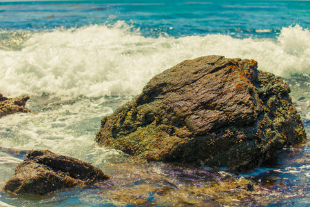 Laguna Beach, California The rocks and tidepools of Laguna Beachの写真素材