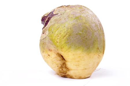 Swede or Turnip? depends where you live. isolated against white background.の写真素材