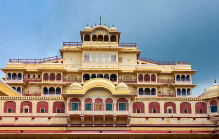 Jaipur, Rajasthan / India - September 29, 2019: Chandra Mahal in Jaipur City Palace in Rajasthan, Indiaのeditorial素材