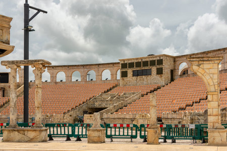 Macau (Macao SAR) / China - July 26, 2015: Replica of Roman Amphitheatre Colosseum, an entertainment...