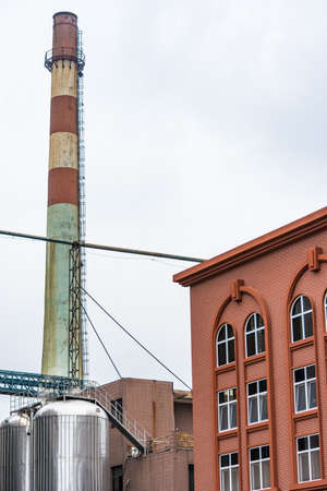 Qingdao / China - August 6, 2015: Tsingtao Beer Museum and Tsingtao Beer Brewery in Qingdao, Shandong Province, Chinaのeditorial素材