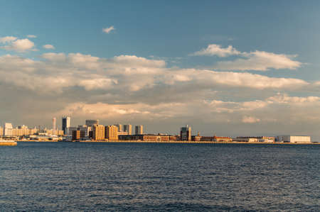 Port of Kobe, Japanese maritime port in Kobe, Hyogo prefecture, Japanのeditorial素材