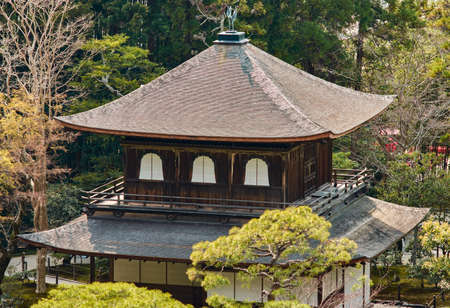 Ginkaku-ji Temple of the Silver Pavilion, Zen temple in the Sakyo ward of Kyoto, Japanのeditorial素材