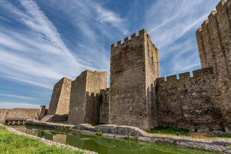 Smederevo Fortress, medieval fortified city in Smederevo, Serbia and capital of Serbia in the Middle...