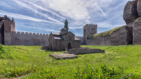 Smederevo Fortress, medieval fortified city in Smederevo, Serbia and capital of Serbia in the Middle...