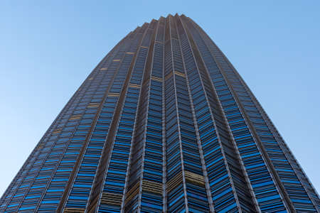 Tianjin / China - February 14, 2016: Tianjin World Financial Center (Tianjin Tower) supertall skyscraper in Tianjin Chinaのeditorial素材