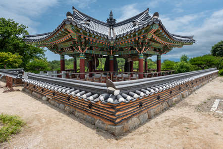 Naksansa Korean Buddhist temple complex in the Jogye order in Gangwon Province South Korea on 12 June 2022のeditorial素材