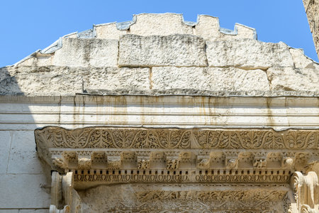 Remains of Roman Historical Complex of the Palace of Diocletian, UNESCO world heritage site in Split, Republic of Croatiaの写真素材